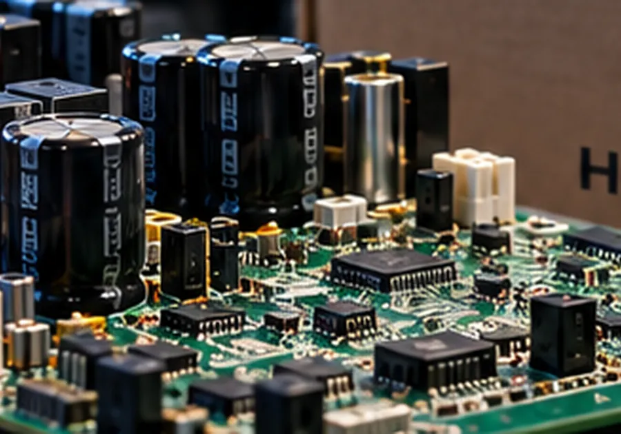 Kontrol kartı ve elektronik bağlantıların yakın görünümü